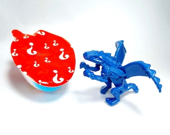 Rare vintage Kinder Joy Medieval Dragon SD158 VHTF toys surprise ferrero joy Tot