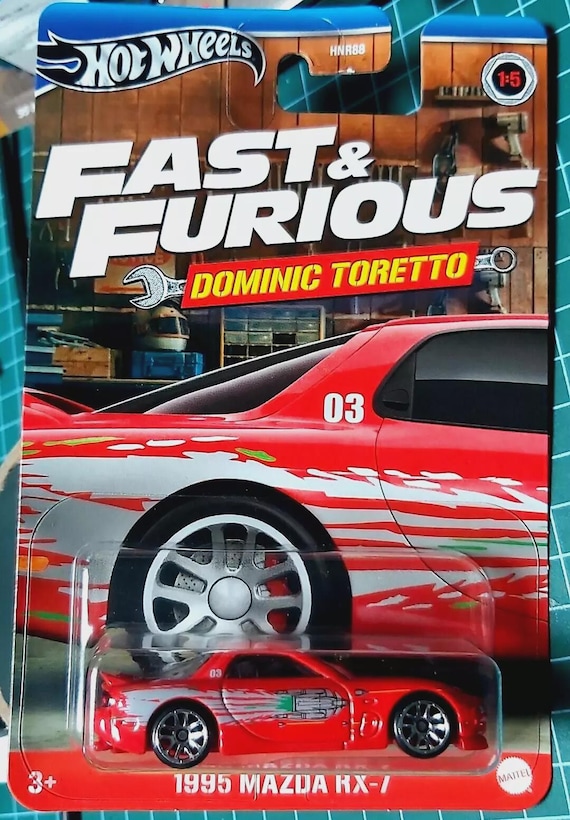 Hot Wheels 1995 Mazda RX7 Dominic Torretto FAST and FURIOUS 2024