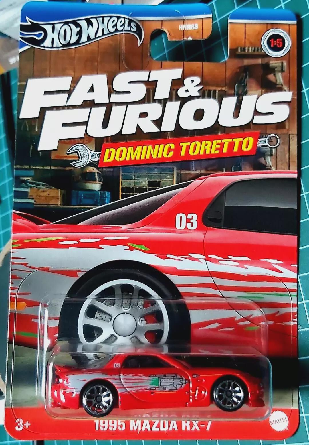 ホットウィール 1995 マツダ RX7 ドミニク・トレット ワイルド
