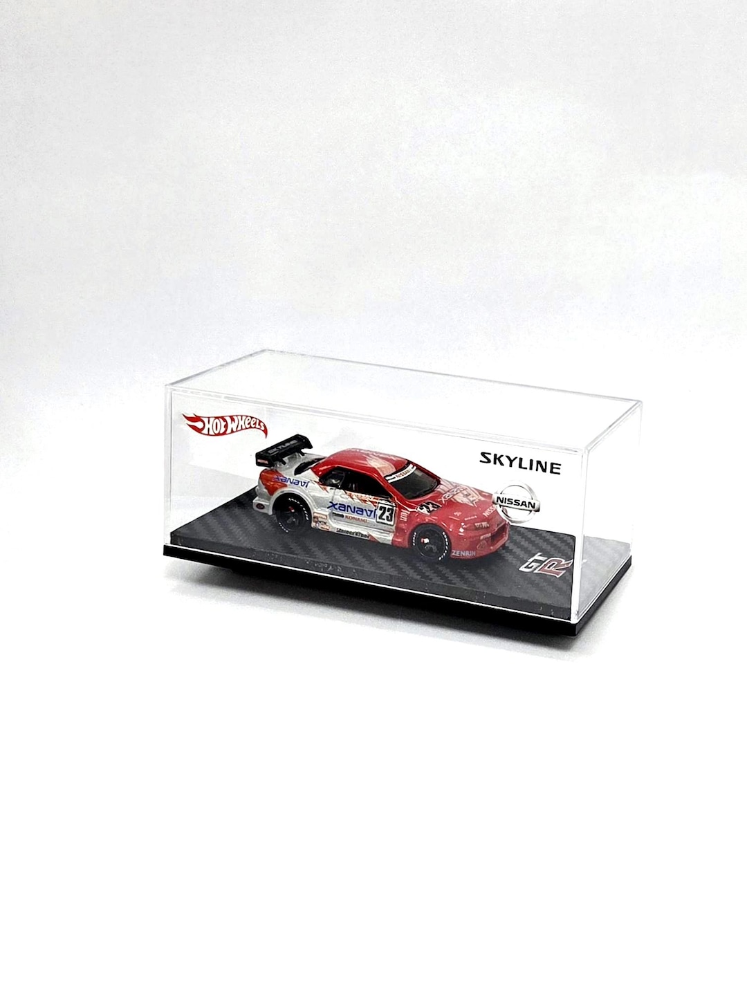 Hot Wheels Custom Nissan Skyline GT-R R32 Xanavi Nismo 1/64 MOC