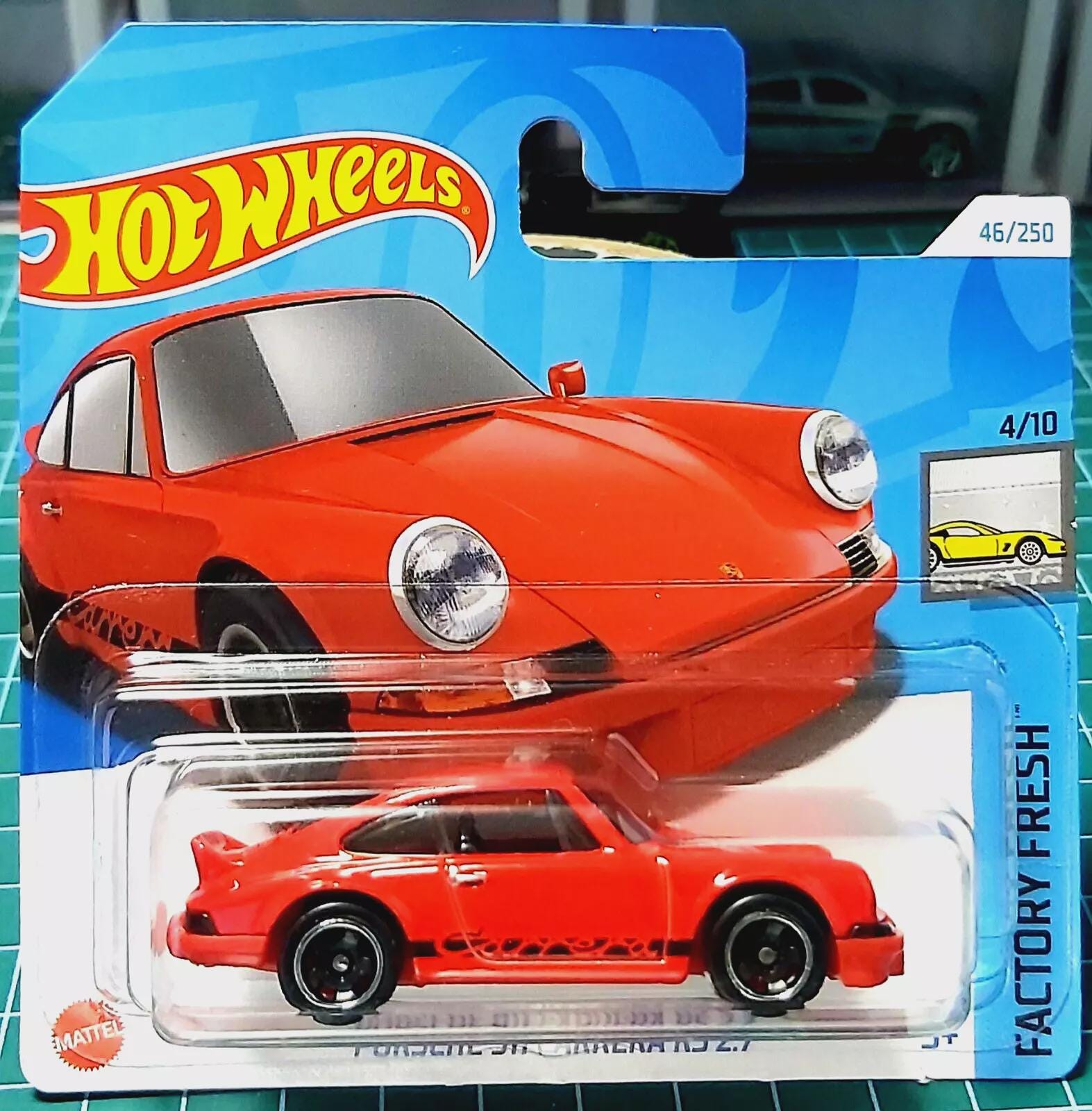 Hot Wheels PORSCHE 911 CARRERA RS 2.7 Red Short Card - Etsy