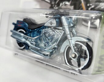 バイカーリング/hotweels/wing/シルバー/ハーレー Hot Weels Super / Treasure Hunt Harley Davidson Fat Boy 1/64 TH