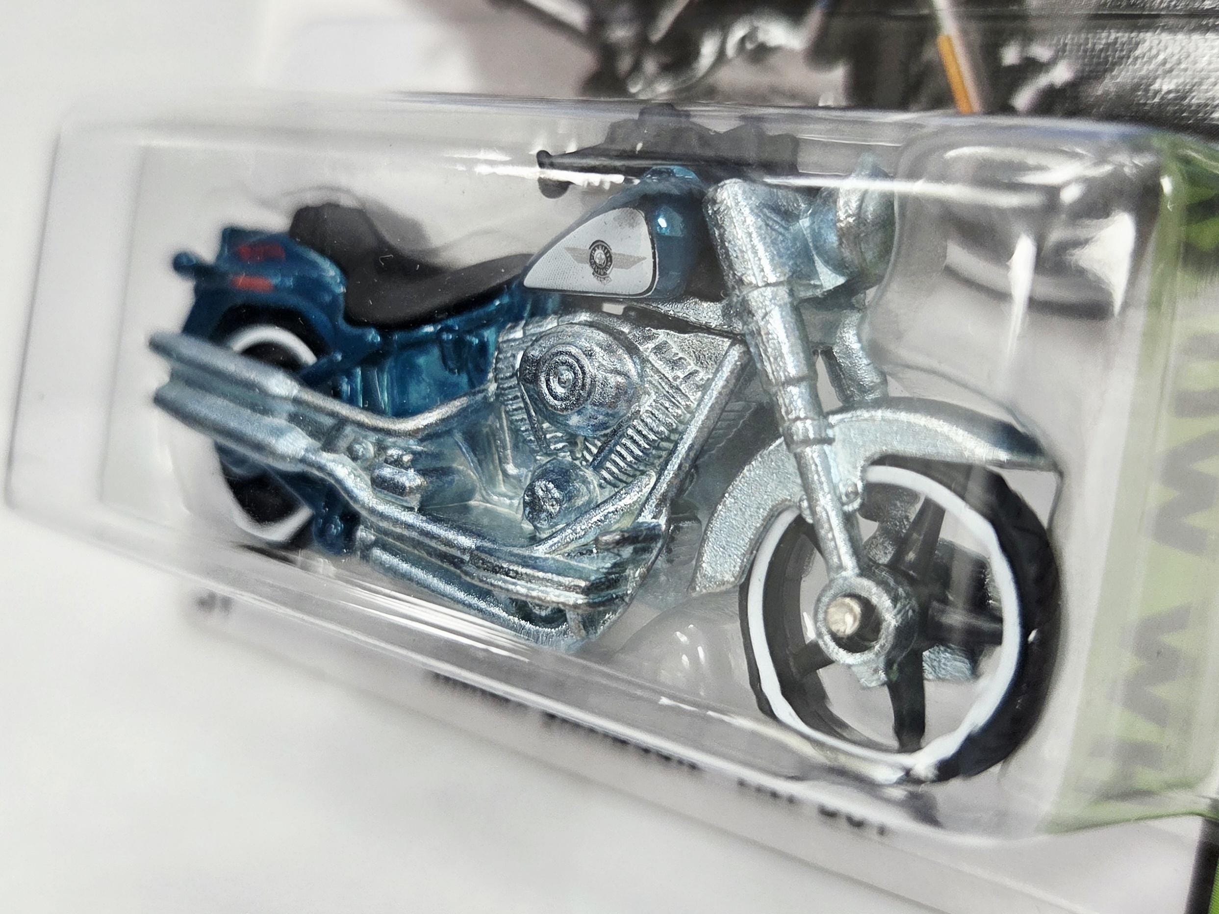 バイカーリング/hotweels/wing/シルバー/ハーレー Hot Weels Super / Treasure Hunt Harley Davidson Fat Boy 1/64 TH