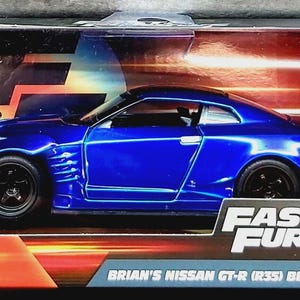JADA 1/32 BRIAN'S Nissan GT-R R35 Ben Sopra Fast and Furious 2024 moulé sous pression