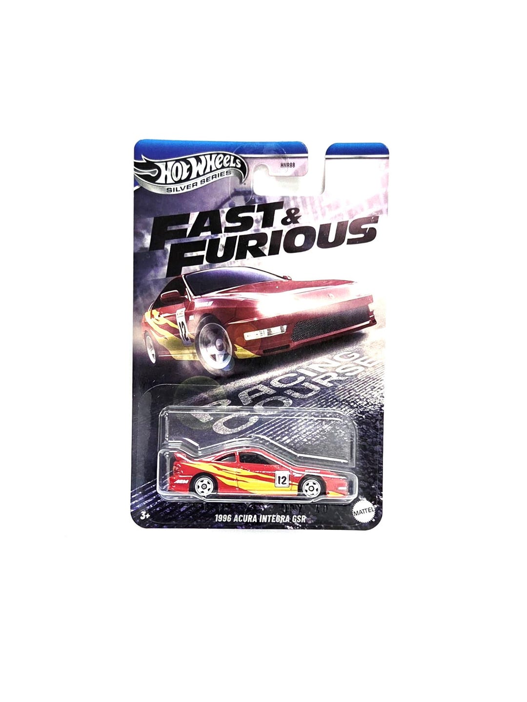 Hot Weels 1996 Acura Integra GSR FAST and FURIOUS Silver Series
