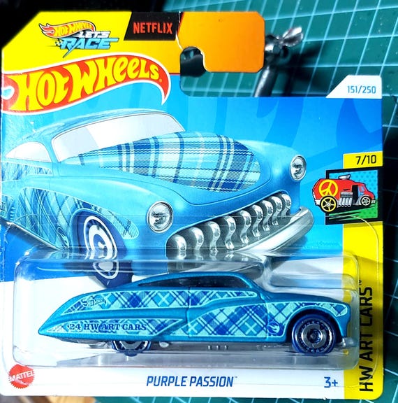 Hot Weels Treasure Hunt Purple Passion Art Cars Diecast Die Cast