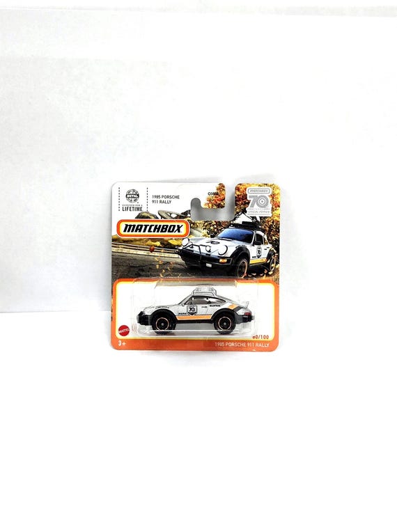 Matchbox 1985 PORSCHE 911 Rally 70 Anniversary Special Edition
