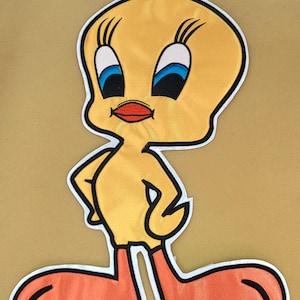 Tweety Bird Stor Tygmärke 25,5 x 33,5 cm