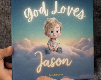 Personalized Christian Children’s Book, Custom Name and Illustration, Faith-Based Story, Hardcover Gift