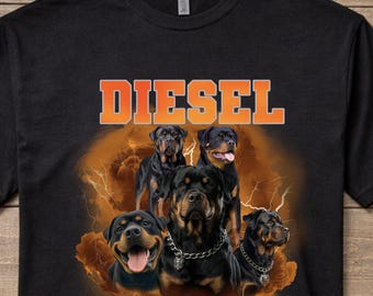 Personalized Pet Photo Shirt | Custom Dog Portrait Collage Tee