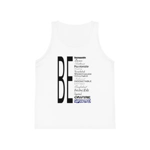 Be MPowered Kinder Jersey Tank Top, Sommer T-Shirt, Inspiration Bekleidung, Sportliches Jugend Top, Geschenk für Kinder