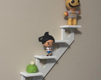 Heart Trinket Shelf: Mini Figure 3D Printed Display Stand