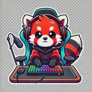 clipart de panda roux, png de panda roux mignon, panda roux kawaii, sticker panda roux, clipart animal dessin animé, image transparente de panda roux, autocollants