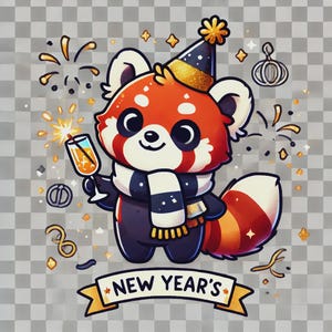 Imágenes prediseñadas de panda rojo, lindo panda rojo png, panda rojo kawaii, pegatina de panda rojo, imágenes prediseñadas de animales de dibujos animados, imagen transparente de panda rojo, pegatinas