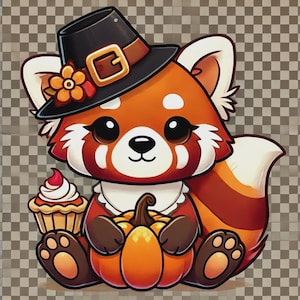 clipart de panda roux, png de panda roux mignon, panda roux kawaii, sticker panda roux, clipart animal dessin animé, image transparente de panda roux, autocollants