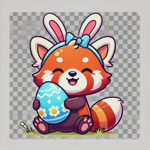 Imágenes prediseñadas de panda rojo, lindo panda rojo png, panda rojo kawaii, pegatina de panda rojo, imágenes prediseñadas de animales de dibujos animados, imagen transparente de panda rojo, pegatinas