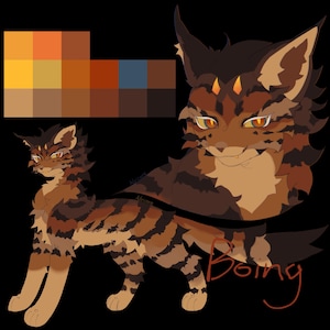 Brown Tabby Warrior Cats OC for Adoption