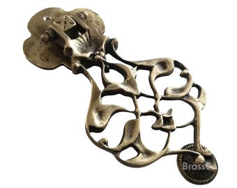 Door Knocker , Antique Brass, Handmade