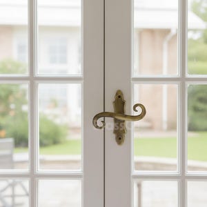 Klamka do okna w stylu vintage