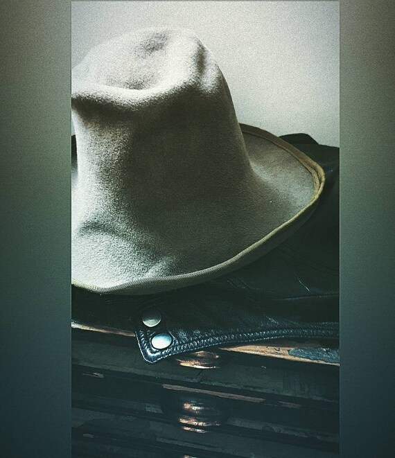 Taupe Unstructured Hat .. | Etsy Australia