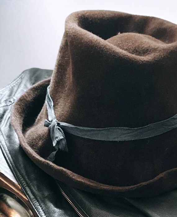 Soft Chocolate Unstructured Hat ..20 