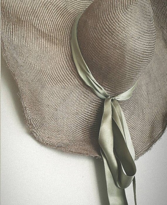 Taupe Battered Hat - Etsy