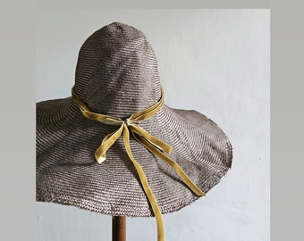 Taupe Battered Hat