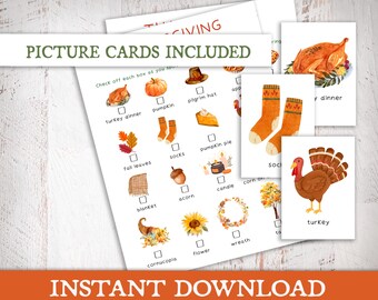 Thanksgiving-speurtocht, grappig Thanksgiving-spel voor familie, afdrukbaar raadspel, Thanksgiving-dinerspel, Friendsgiving-spel