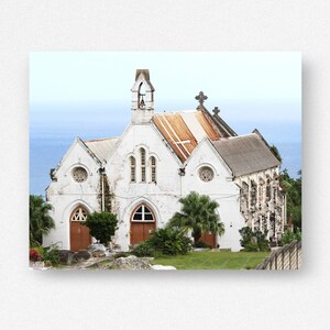 Barbados Photography, St Josephs Parish Church Print, Caribbean Architecture, Anglican Church Photograph, Barbados Travel Art Print image 3