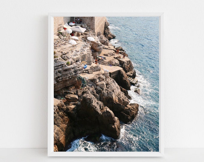 Dubrovnik Croatia Photography Print - Travel Wall Art - Seascape Photograph - Vita Nostra