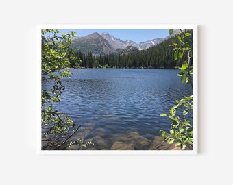 Rocky Mountain National Park Photography, Bear Lake Photograph, Estes Park Colorado Picture, Mountain Home Decor, Colorado Landscape