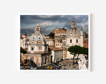 Rome Italy Photography, Rome Print, Italian Wall Art, Rome Cityscape, Architecture Photograph, Roman Forum Picture, Rome Travel Art Print