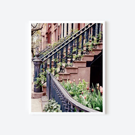 New York in Bloom - West Village Print, New York City Photography
