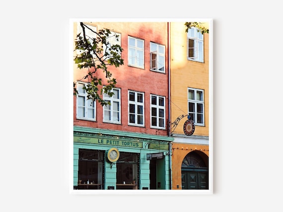 Buy Denmark Print Colorful Cafe Photo Wall Online in Etsy