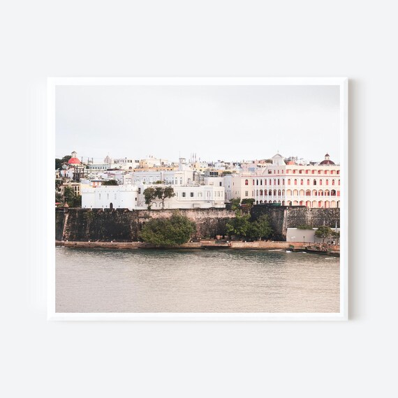 San Juan Coastal Layers - Puerto Rico Photography Print, Coastal Wall Art
