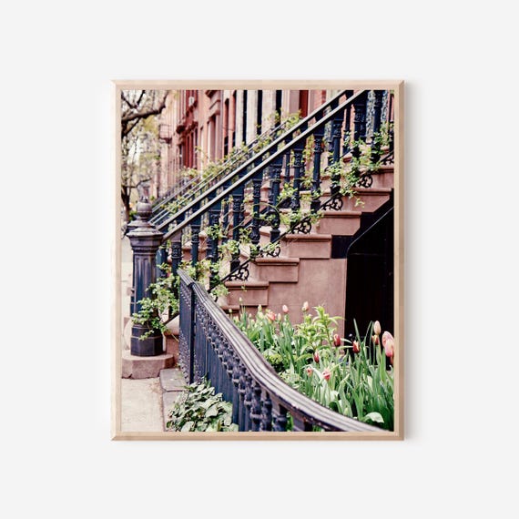 New York in Bloom - West Village Print, New York City Photography