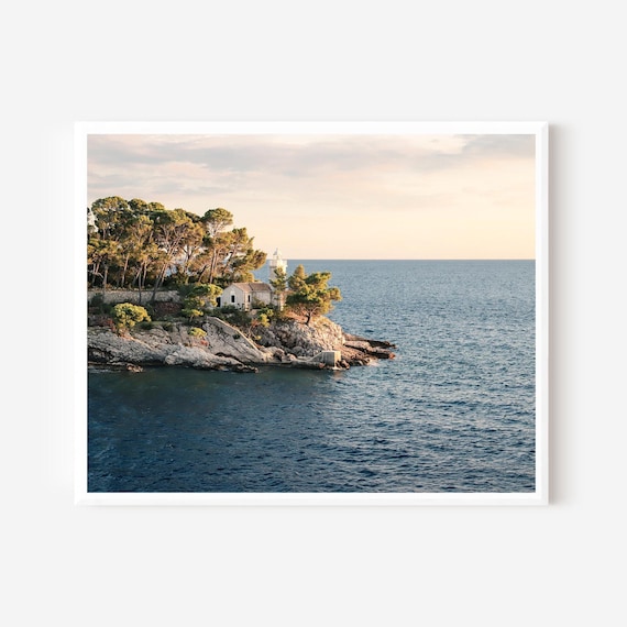 Lighthouse on Lokrum – Dubrovnik Croatia Photography Print, Coastal Wall Art