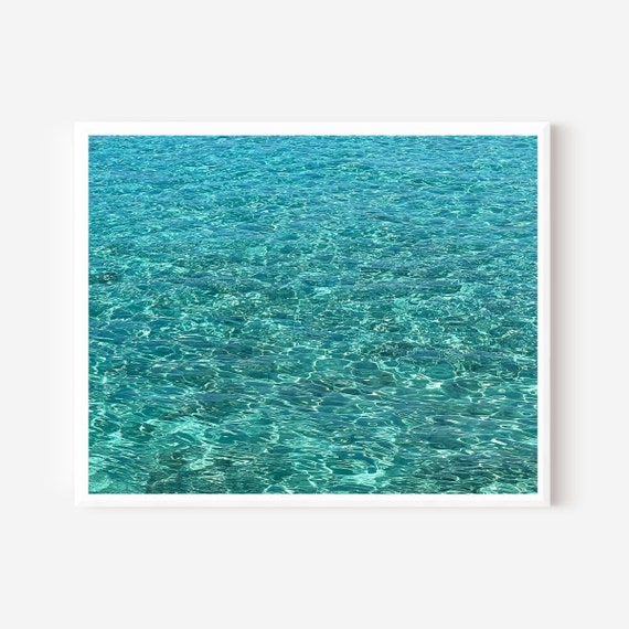 Turquoise Waters of Grand Turk, Caribbean Sea Photograph, Ocean Photography Print