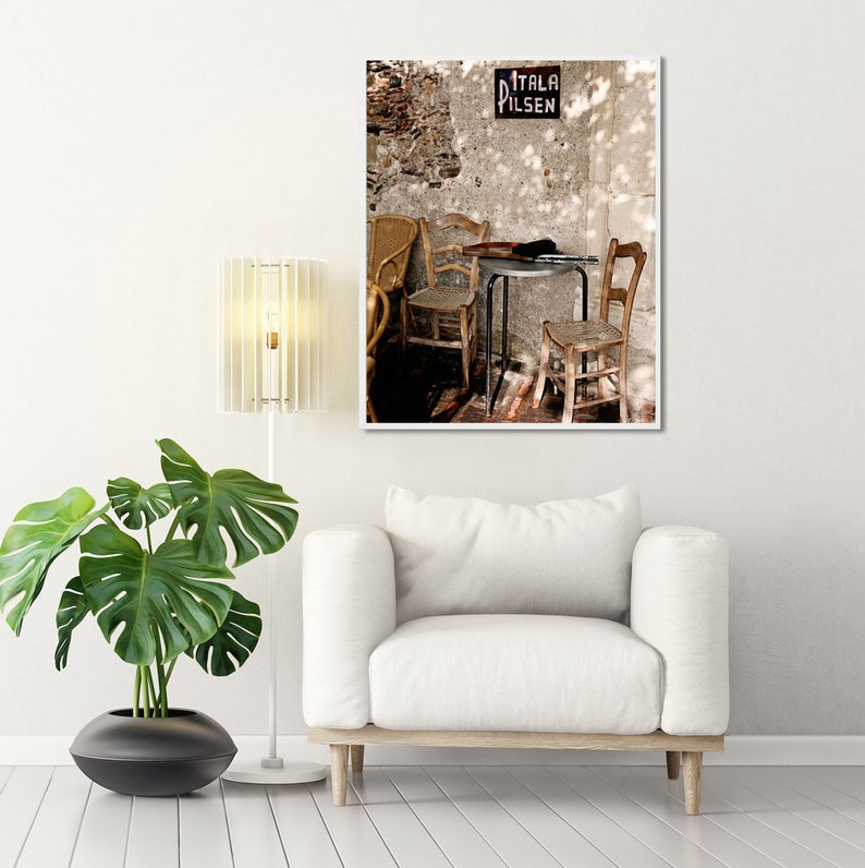 Bar Vitelli Print, Savoca Sicily, Godfather Movie Photo image 7