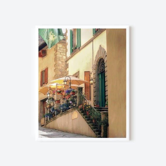 Osteria del Teatro Tuscany - Tuscan Wall Art, Italy Photography Print