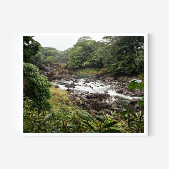 Current - Hilo Hawaii River Photography Print