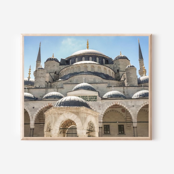 Blue Mosque Courtyard - Istanbul Turkey Photography Print