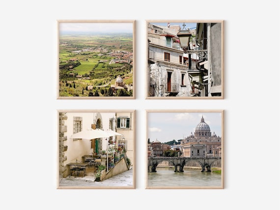 Italian Photography Print Collection - Square Italy Photo Gallery - Rome Travel Photography - Tuscany Pictures - Sicily Photos - Wall Art