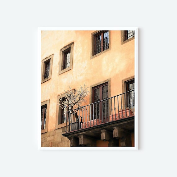 Florentine Balcony - Florence Italy Photography Print