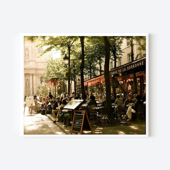 Tabac de la Sorbonne - Paris France Cafe Photography Print