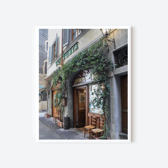 Trattoria Vines - Florence Italy Photography Print