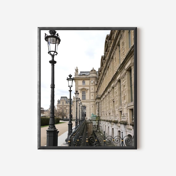 Louvre Museum Photography Print from Paris France