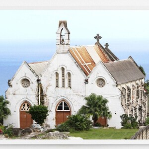 Barbados Photography, St Josephs Parish Church Print, Caribbean Architecture, Anglican Church Photograph, Barbados Travel Art Print image 6