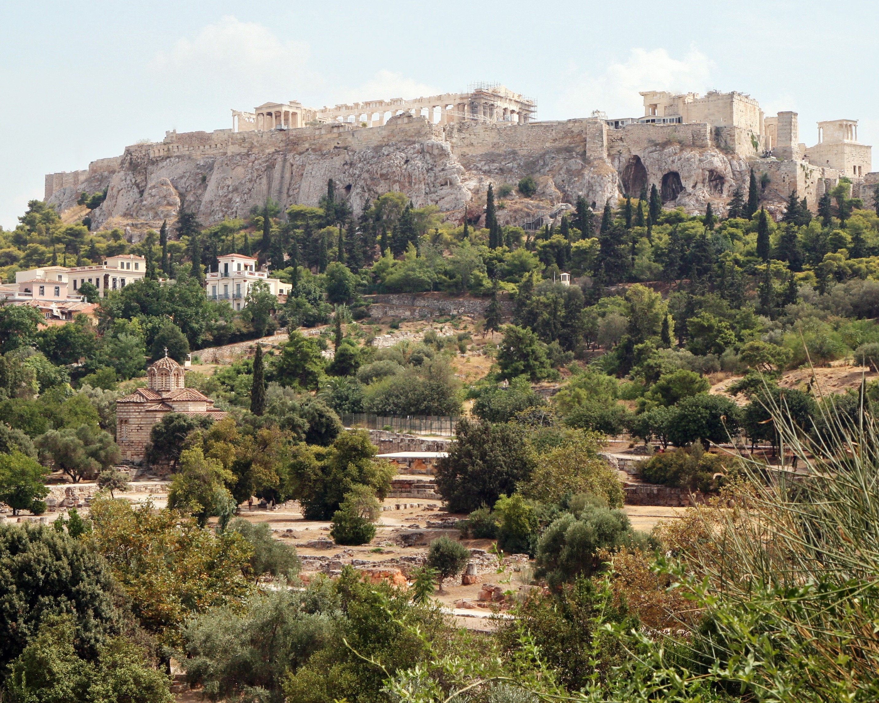 Acropolis athens greece photography print  greek landscape photograph