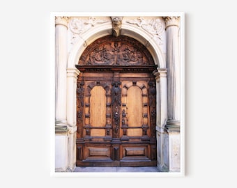 Kronberg Castle Door Photography Print, Danish Travel Wall Art